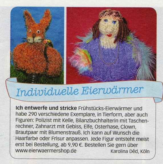 Eierwaermer Osterhase und Lady Charleston.jpg